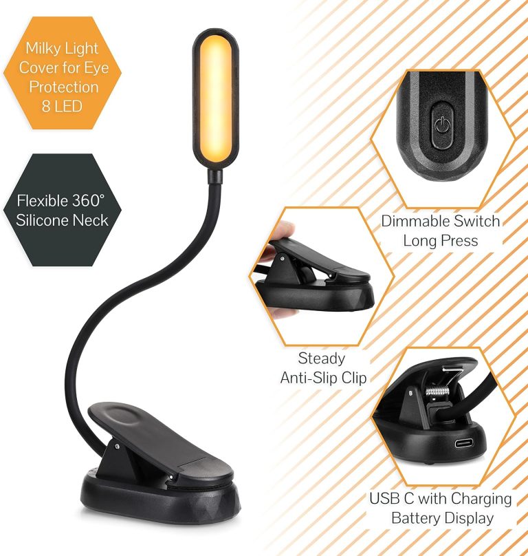 Bralna lučka - Brez modre svetlobe - Vadbena klinika