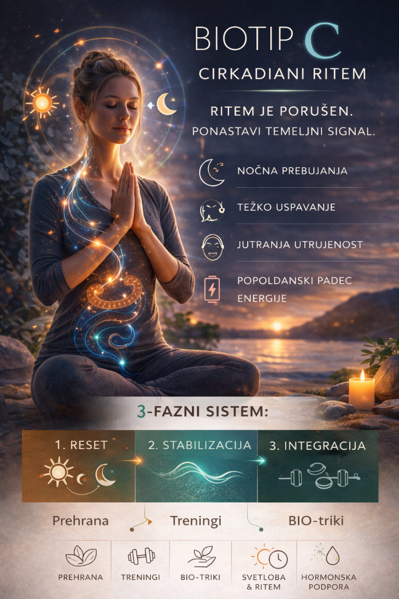 BIOTIP C — Cirkadiani vzorec – pomlad / poletje