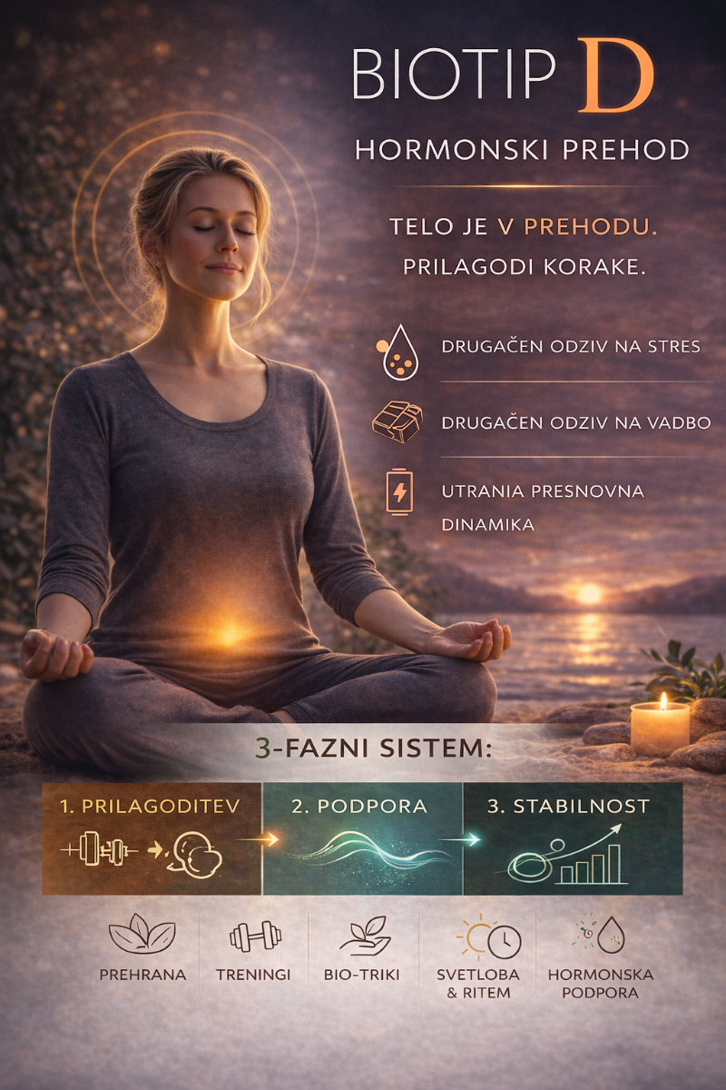 BIOTIP D — Hormonski prehod – pomlad / poletje
